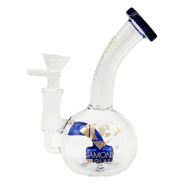 diamond-glass-blue-6-circular-rig-bong-water-pipe-smoking-accessory-maple-ridge-langley-vape-smoke-shop-hootz