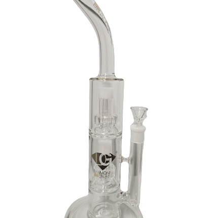 diamond-glass-white-15-double-matrix-percolator-bong-water-pipe-smoking-accessory-maple-ridge-langley-vape-smoke-shop-hootz