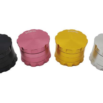 dope-aluminum-grinders-4-piece-smoking-paper-accessory-smoke-glass-shop-maple-ridge-langley-hootz