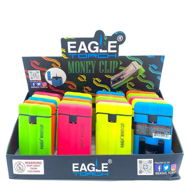 eagle-torch-money-clip-torch-lighter-neon-accessory-smoke-glass-shop-maple-ridge-langley-hootz