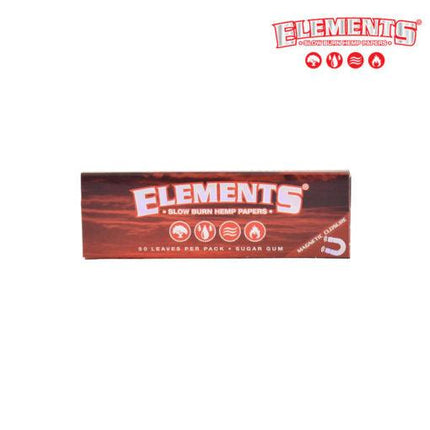 elements red 1.25" rolling paper