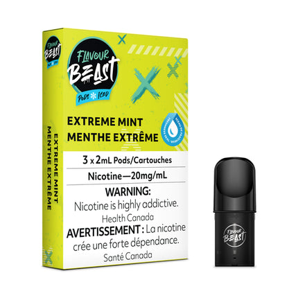 flavour beast pods - extreme mint iced