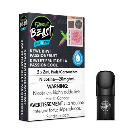 flavour-beast-pod-2ml-kewl-kiwi-passionfruit-disposable-20mg-maple-ridge-langley-vape-shop-hootz-vape-shop-hootz
