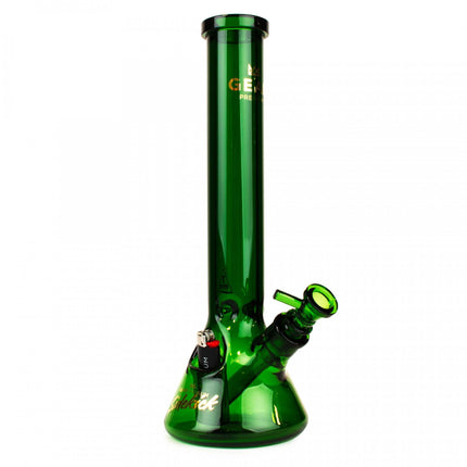 gear premium 15" sidekick beaker tube w/ lighter holster green