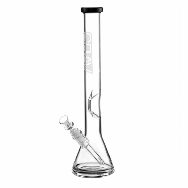 grav 16" black accent beaker bong