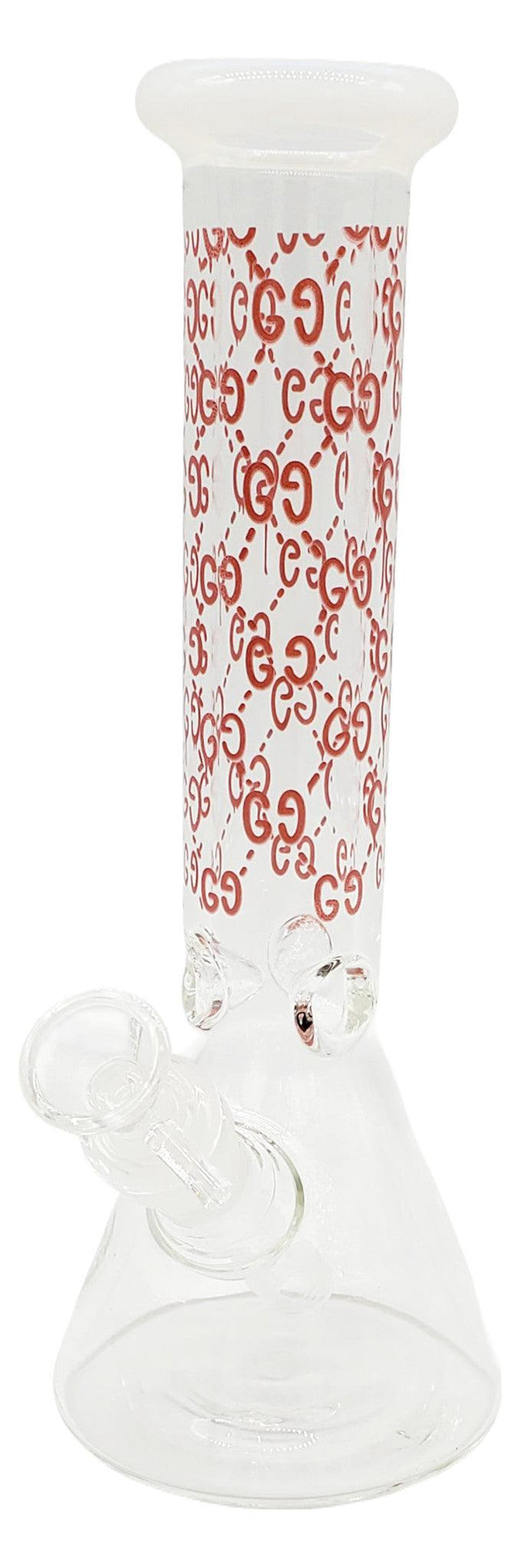 gucci-print-10-14mm-dab-rig-beaker-straight-tube-zong-bong-bubbler-water-pipe-weed-smoking-accessory-maple-ridge-langley-vape-smoke-shop-hootz