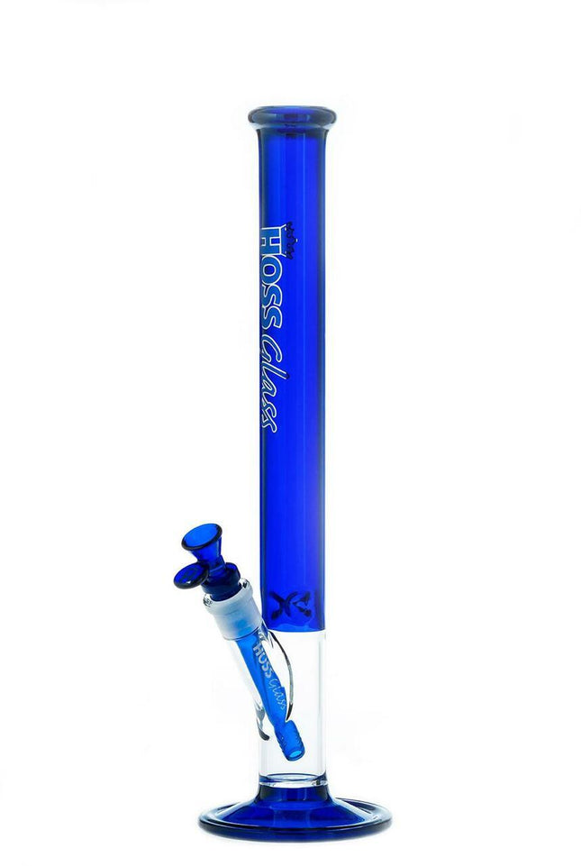 hoss-glass-16-full-color-blue-14mm-dab-rig-beaker-straight-tube-zong-bong-bubbler-percolator-water-pipe-weed-smoking-accessory-maple-ridge-langley-vape-smoke-shop-hootz