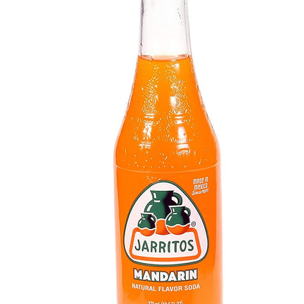 jarritos mexican soda glass bottle 370ml mandarin