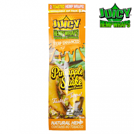 juicy hemp wraps pineapple shake