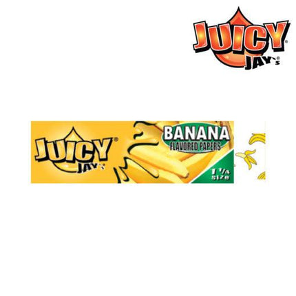 juicy jays 1.25" flavoured papers banana