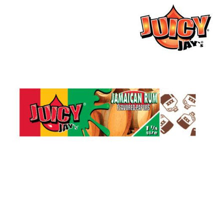 juicy jays 1.25" flavoured papers jamaican rum