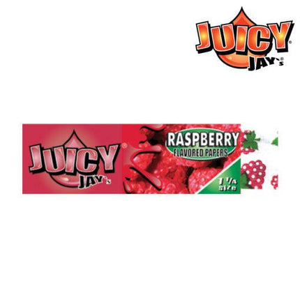 juicy jays 1.25" flavoured papers raspberry