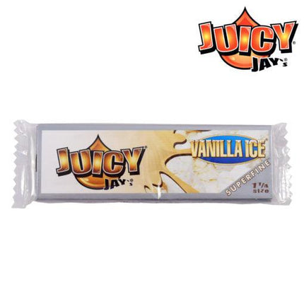 juicy jays 1.25" flavoured papers vanilla ice superfine