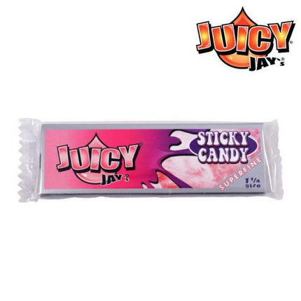 juicy jays 1.25" flavoured papers sticky candy superfine