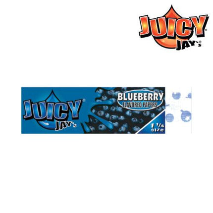 juicy jays 1.25" flavoured papers blueberry