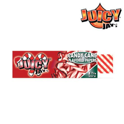 juicy jays 1.25" flavoured papers candy cane