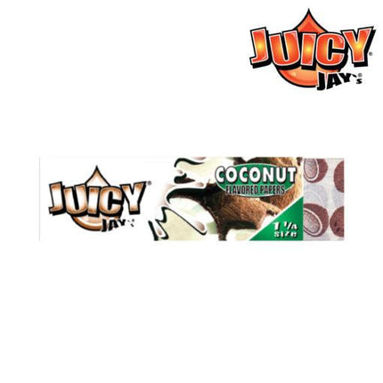 juicy jays 1.25" flavoured papers coconut