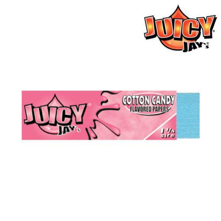 juicy jays 1.25" flavoured papers cotton candy