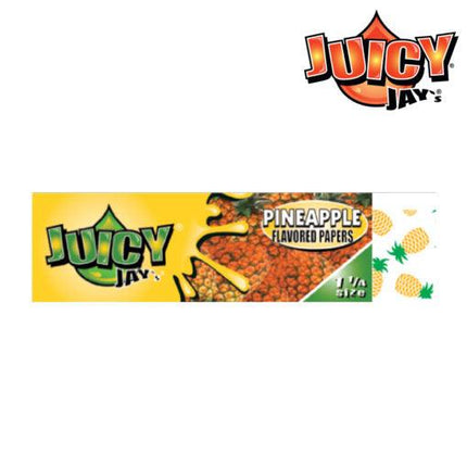juicy-jays-pineapple-premium-exotic-special-weed-cigarette-flavoured-rolling-paper-1.25-size-smoking-accessory-maple-ridge-langley-vape-smoke-shop-hootz