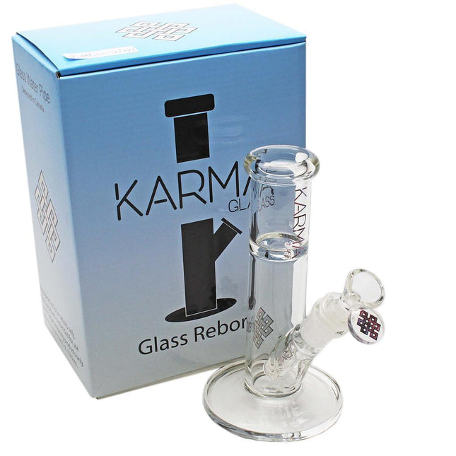 karma-glass-7-inch-mini-small-straight-tube-bong-maple-ridge-langley-hootz