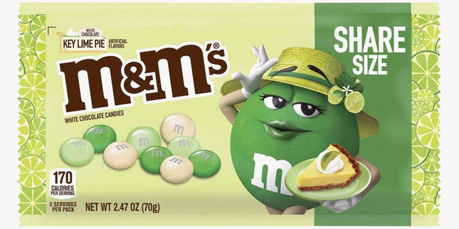 m&m key lime pie white chocolate 70g