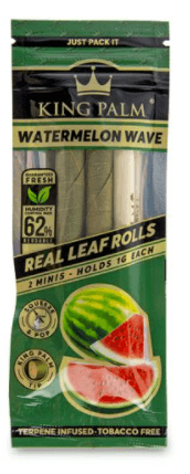 king palm mini flavoured pre-rolled cones watermelon wave