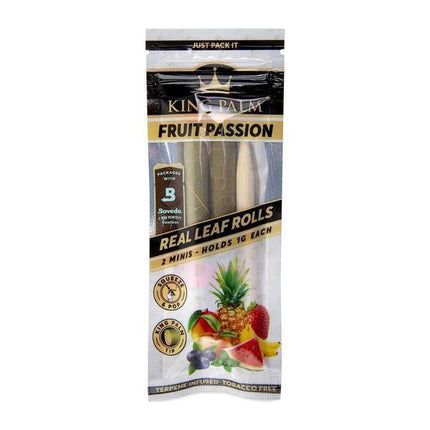 king palm mini flavoured pre-rolled cones fruit passion