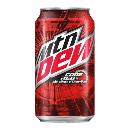 mountain dew cans 355ml code red