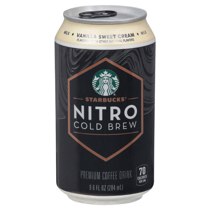 Starbucks Nitro Cold Brew Coffee Splash of Sweet Cream 284ml - Hootz