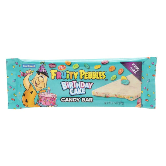 post fruity pebbles birthday cake candy bar 78g