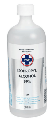 psp isopropyl 99% alcohol 500ml