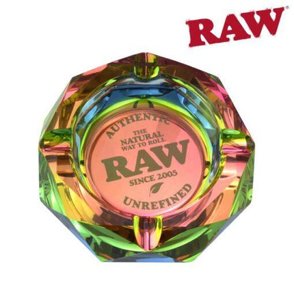 RAW Premium Glass Ashtray - Hootz
