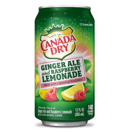 canada dry raspberry lemonade ginger ale 355ml