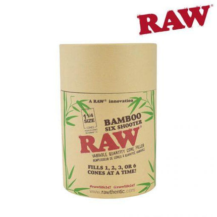 raw bamboo adjustable six shooter 1.25"