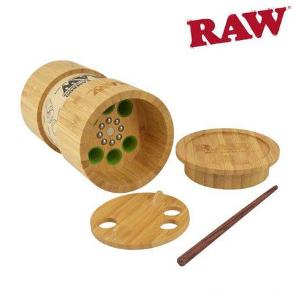 raw bamboo adjustable six shooter king size