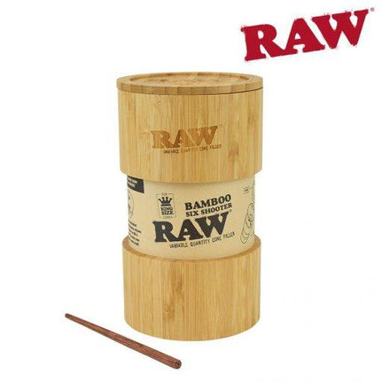 raw bamboo adjustable six shooter king size