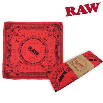 raw bandana red