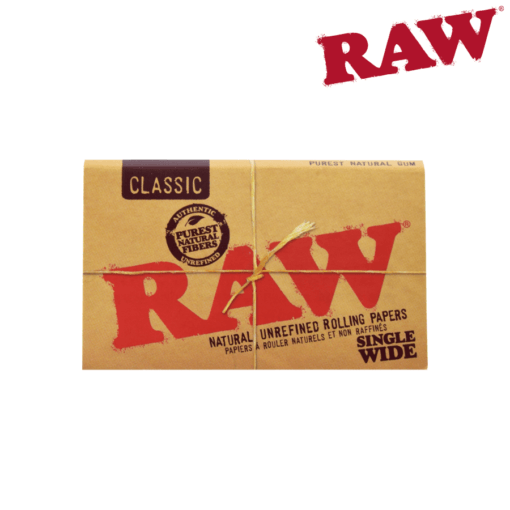 raw classic rolling papers single wide (70mm)