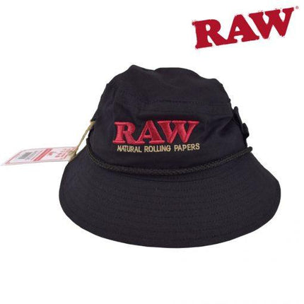 raw smokerman's bucket hat black