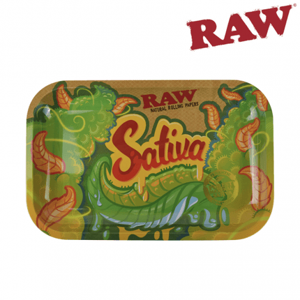 raw strain rolling trays sativa
