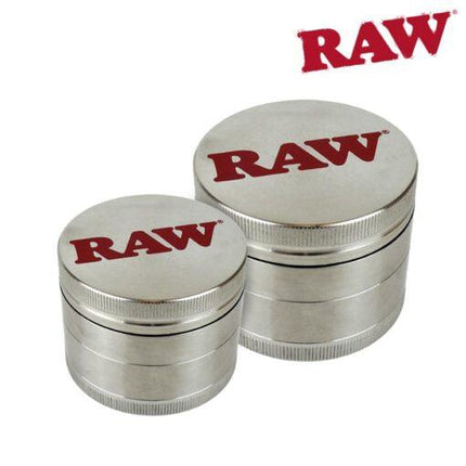 RAW Full Stainless Steel 2.5" Grinder - Hootz