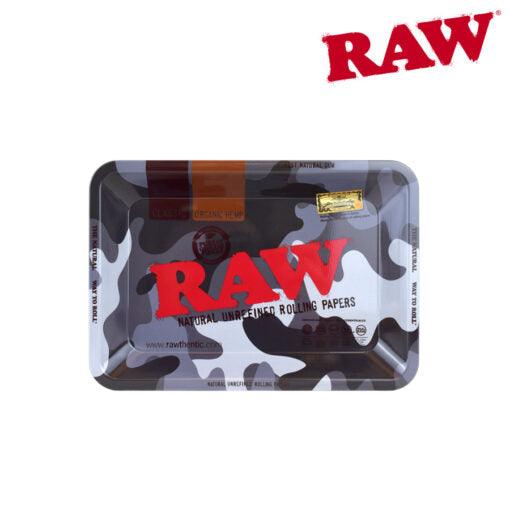 raw urban camo mini rolling tray