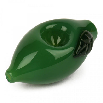 red eye glass 3.5" lime hand pipe