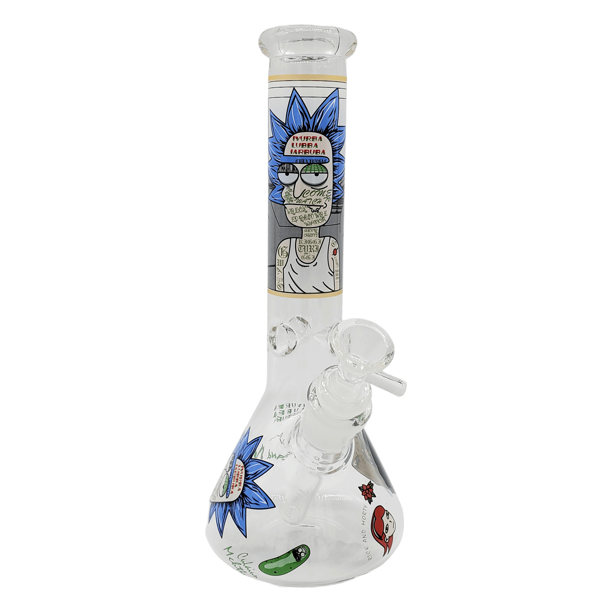 Rick & Morty 10" Beaker Bong Hootz Rick & Morty 10" Beaker Bong Hootz