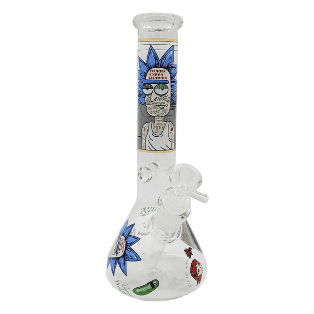 rick-morty-10-inch-beaker-bong-water-pipe-weed-smoking-accessory-maple-ridge-langley-smoke-vape-shop-hootz