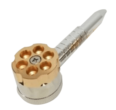 rotating revolver 6 bowl metal pipe