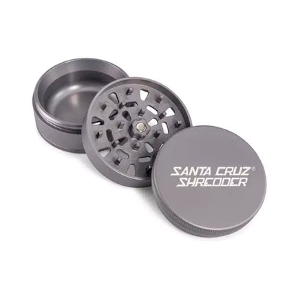 santa-cruz-shredder-silver-3-piece-grinder-weed-smoking-accessory-maple-ridge-langley-vape-smoke-shop-hootz