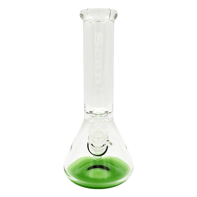 scan-11-inch-green-beaker-bong-water-pipe-weed-smoking-accessory-maple-ridge-langley-smoke-vape-shop-hootz