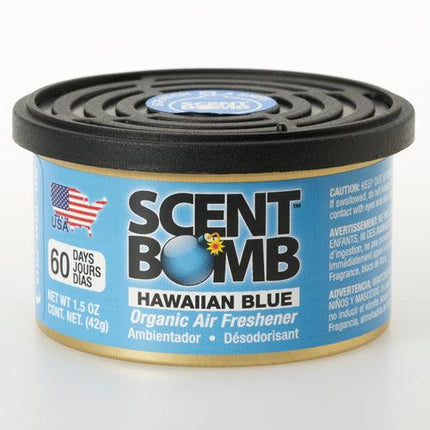 scent bomb canned air frehsener hawaiian blue
