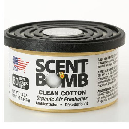 scent-bomb-clean-cotton-canned-car-air-frehsener-maple-ridge-langley-hootz